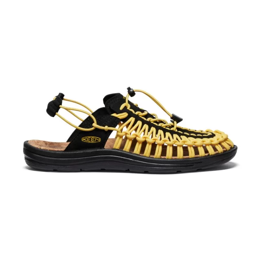 Women KEEN Slip-Ons-All Gender Uneek Ii Convertible | Black/ Yellow