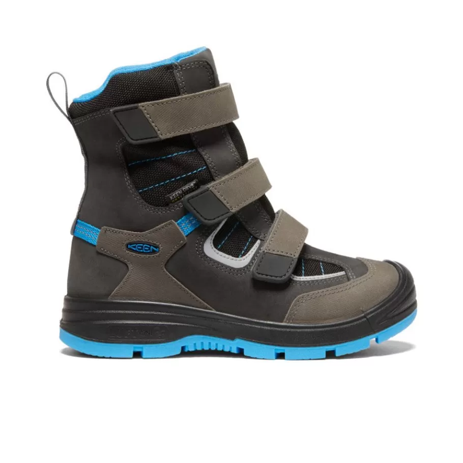 Kids KEEN Boots-Big Kids' Redwood Winter Waterproof Boot | Raven/Magnet