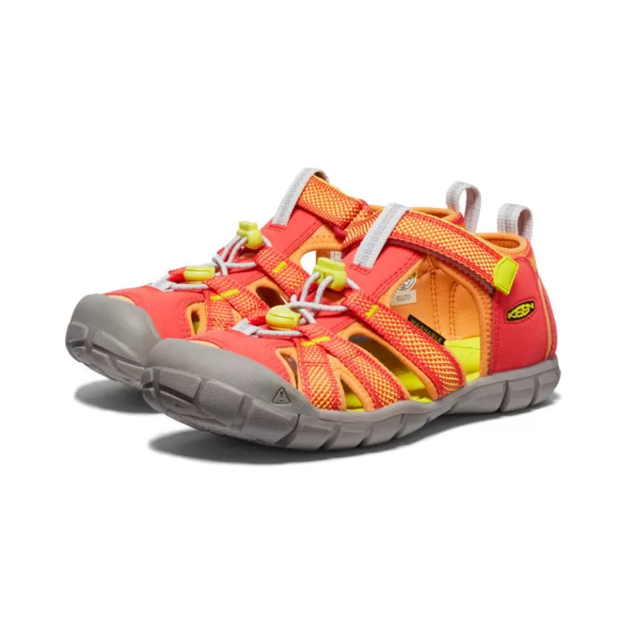Kids KEEN Sandals-Big Kids' Seacamp Ii Cnx | Cayenne/Evening Primrose
