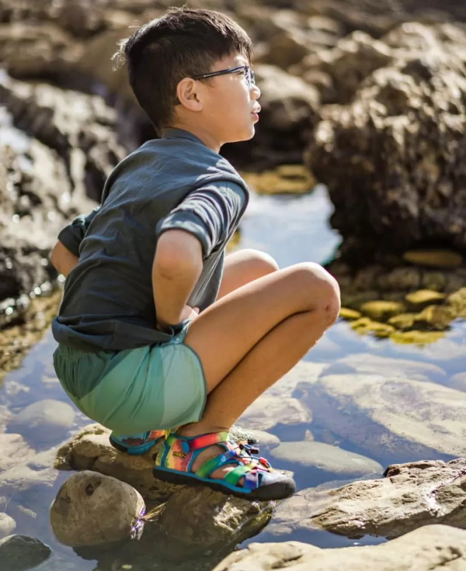 Kids KEEN Sandals-Big Kids' Seacamp Ii Cnx | Vintage Indigo/Evening Primrose