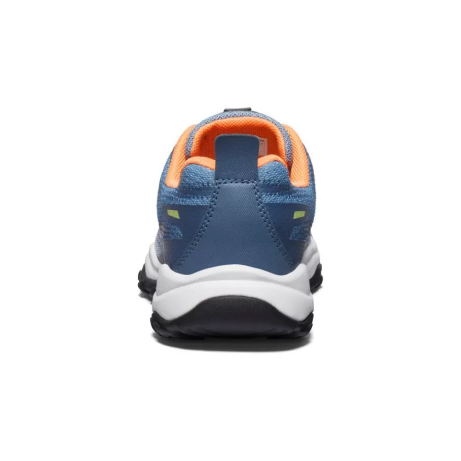 Kids KEEN Shoes-Big Kids' Wanduro Speed Hiking Shoe | Vintage Indigo/Tangerine