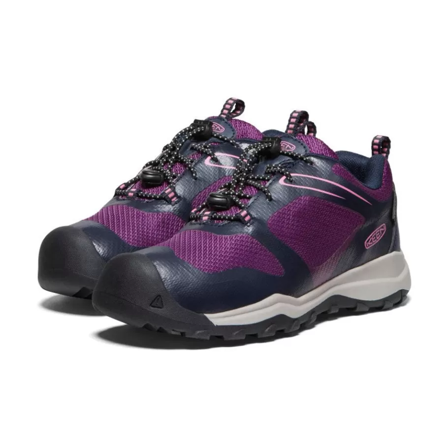 Kids KEEN Shoes-Big Kids' Wanduro Waterproof Shoe | Sky Captain/Charisma