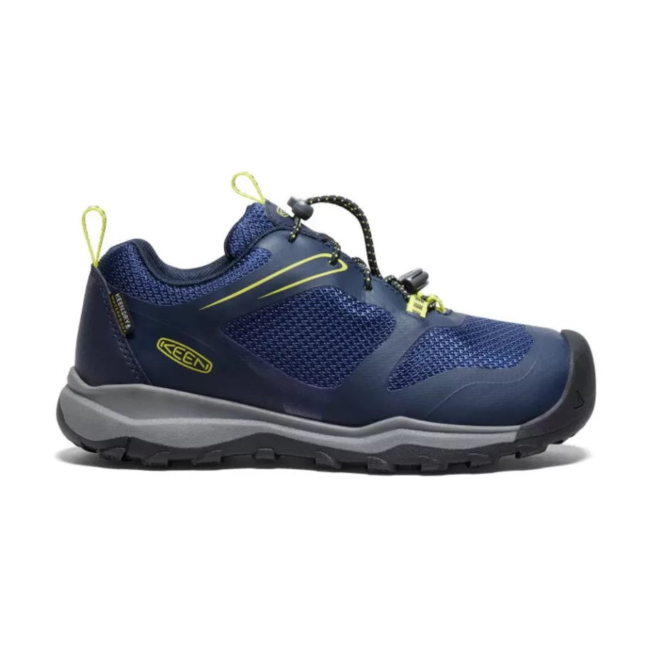 Kids KEEN Shoes-Big Kids' Wanduro Waterproof Shoe | Sky Captain/Evening Primrose