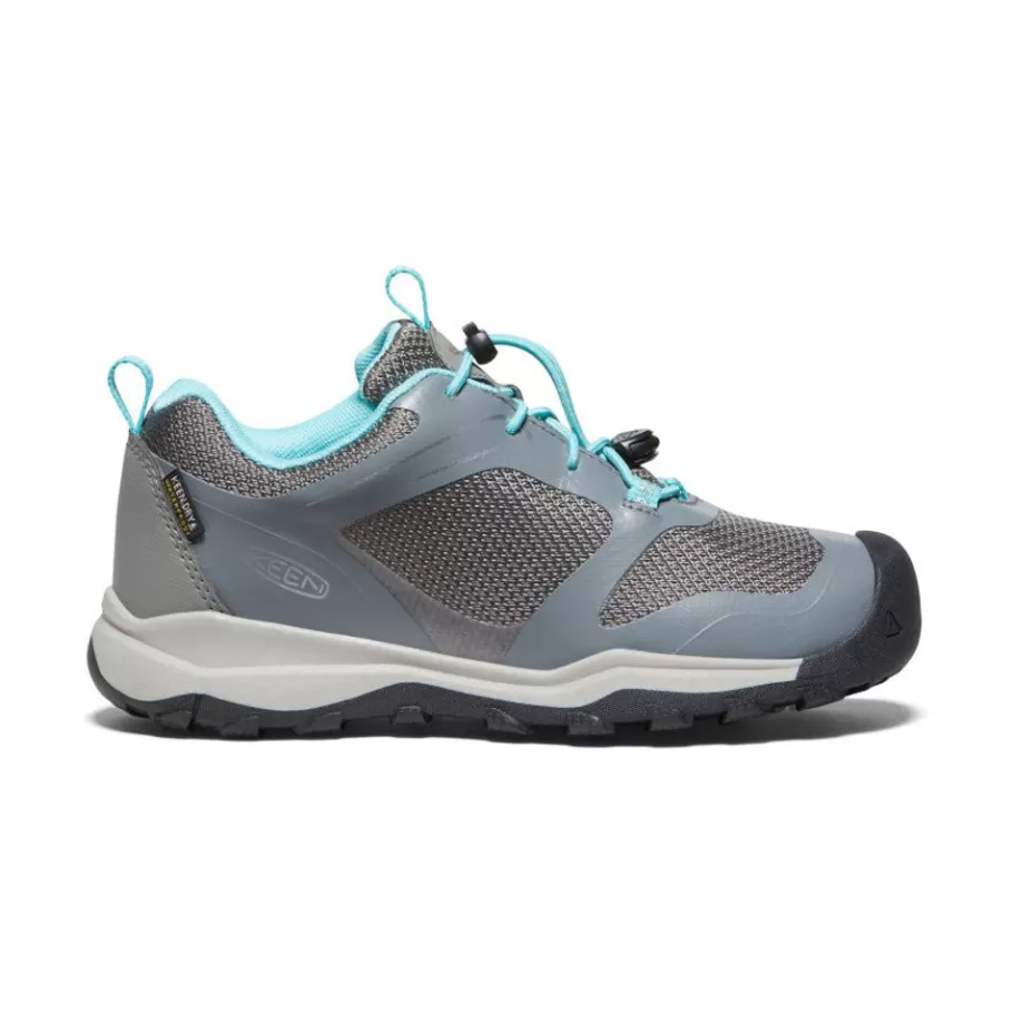 Kids KEEN Shoes-Big Kids' Wanduro Waterproof Shoe | Steel Grey/Ipanema