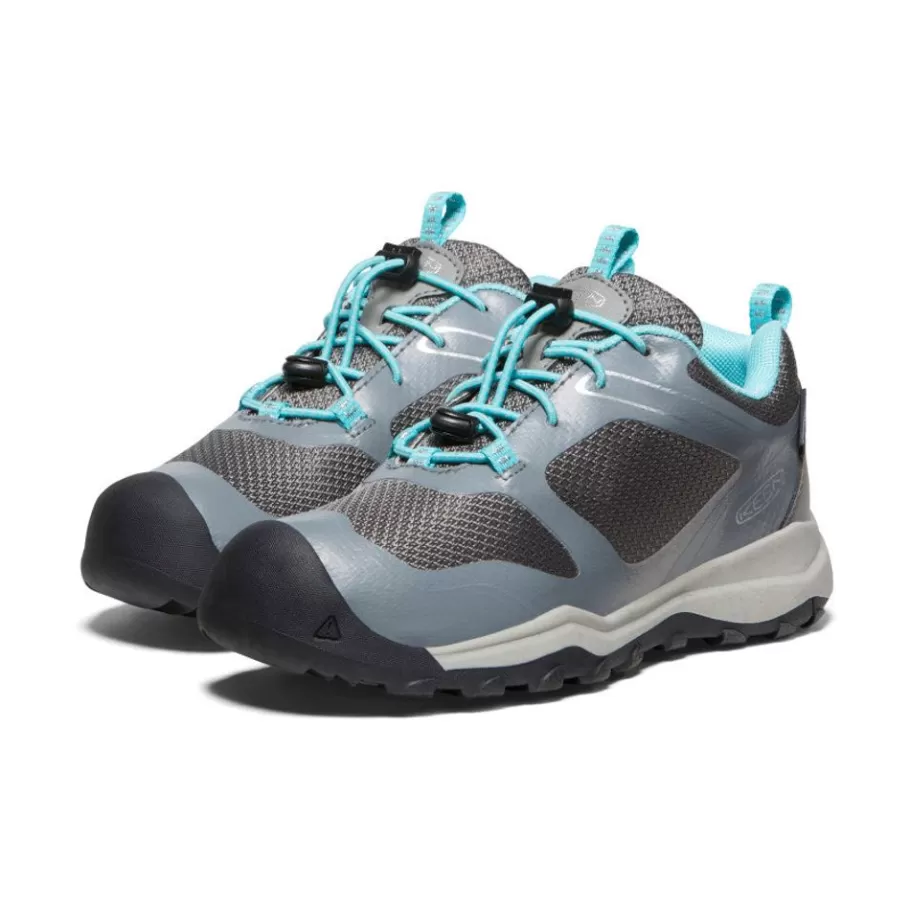 Kids KEEN Shoes-Big Kids' Wanduro Waterproof Shoe | Steel Grey/Ipanema