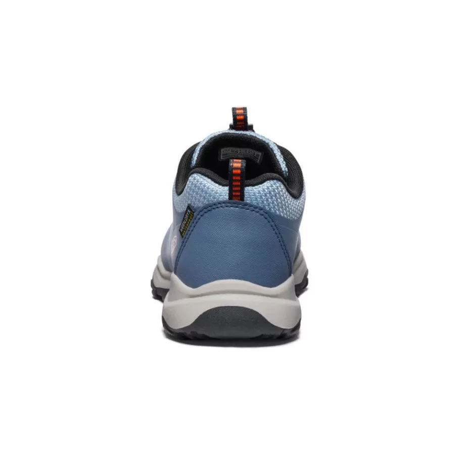 Kids KEEN Shoes-Big Kids' Wanduro Waterproof Shoe | Vintage Indigo/Scarlet Ibis