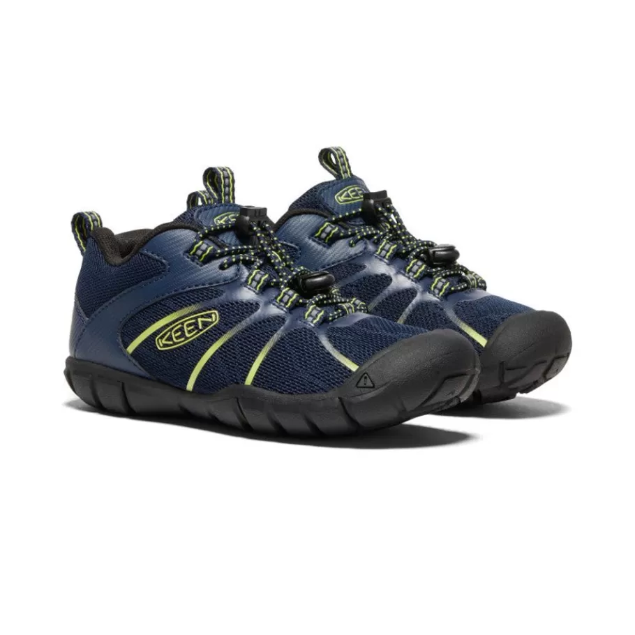 Kids KEEN Shoes-Little Kids' Chandler 2 Cnx Sneaker | Black Iris/Evening Primrose