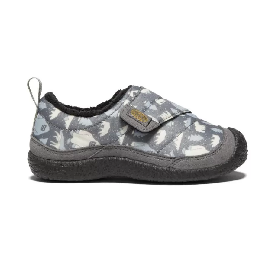 Kids KEEN Slip-Ons-Little Kids' Howser Wrap | Steel Grey/Star White