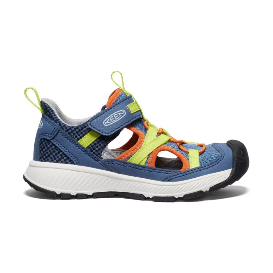 Kids KEEN Sandals-Little Kids' Motozoa Sandal | Vintage Indigo/Scarlet Ibis