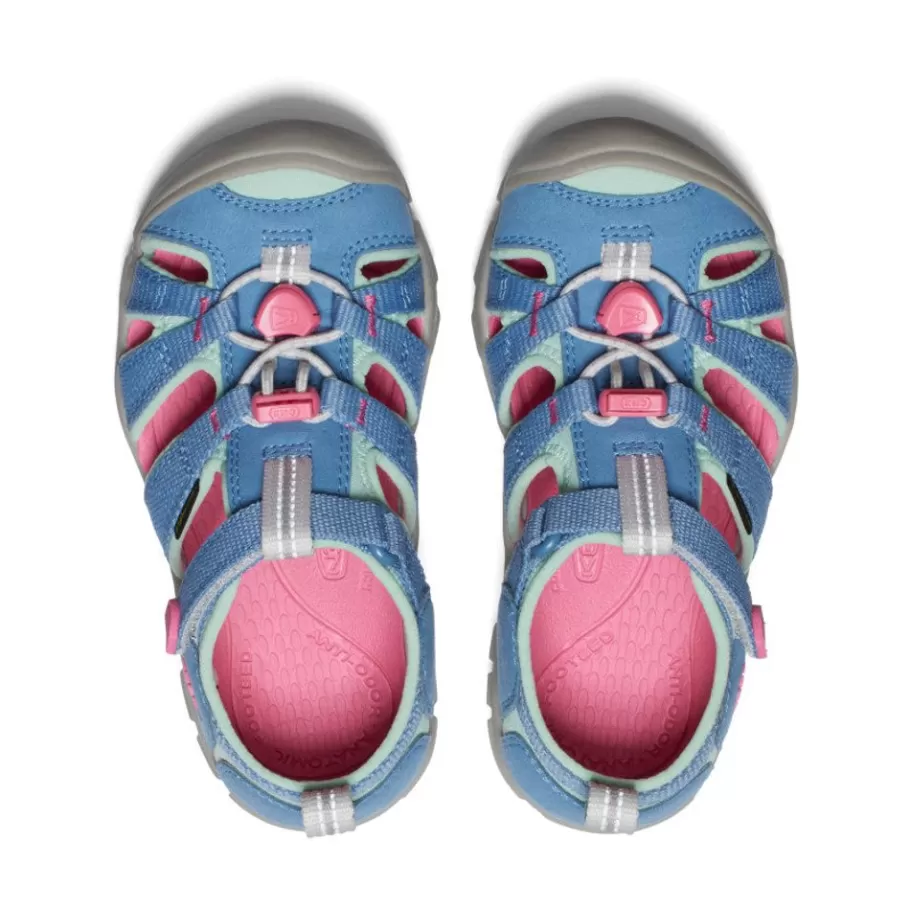 Kids KEEN Sandals-Little Kids' Seacamp Ii Cnx | Coronet Blue/Hot Pink