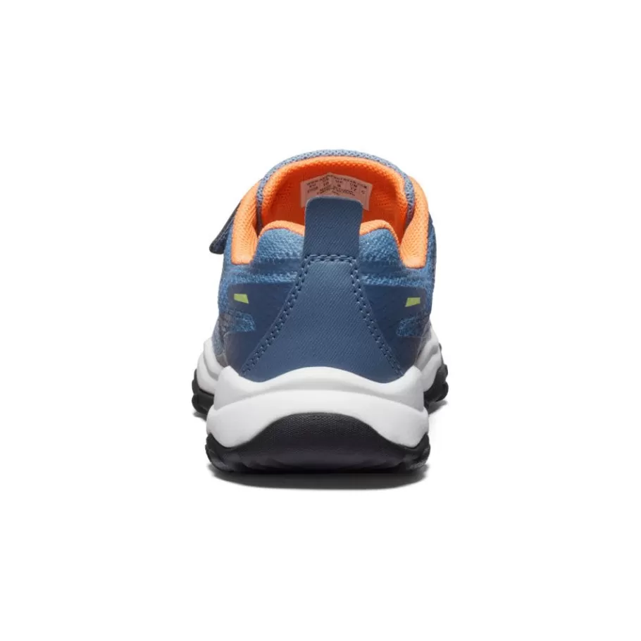 Kids KEEN Shoes-Little Kids' Wanduro Speed Hiking Shoe | Vintage Indigo/Tangerine