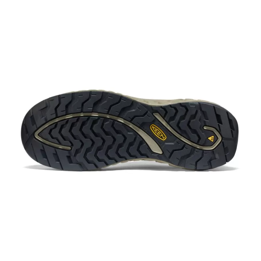 Men KEEN Work Boots & Shoes-Men'S Arvada Shift Work Sneaker (Carbon-Fiber Toe) | Martini Olive/Black