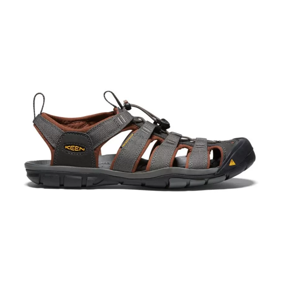 Men KEEN Sandals-Men'S Clearwater Cnx | Raven/Tortoise Shell