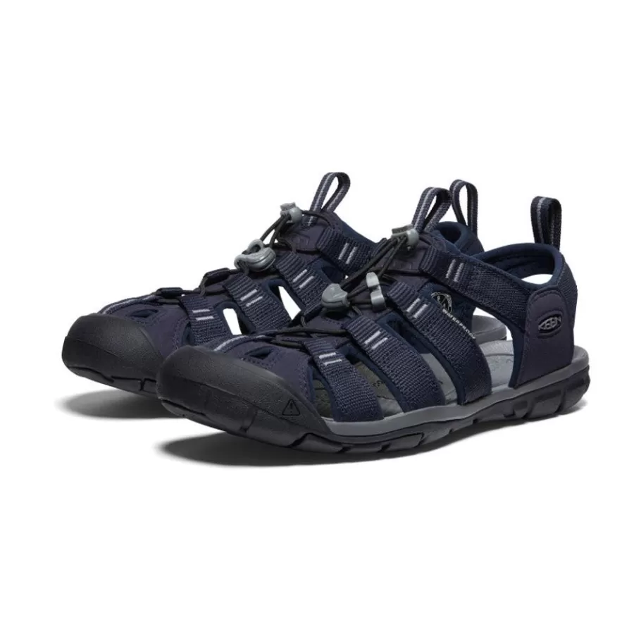 Men KEEN Sandals-Men'S Clearwater Cnx | Sky Captain/Black