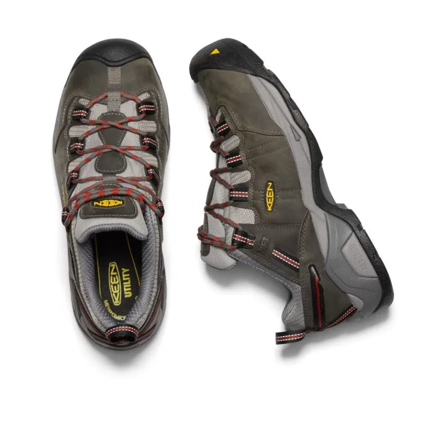 Men KEEN Work Boots & Shoes-Men'S Detroit Xt Internal Met (Steel Toe) | Steel Grey/Bossa Nova