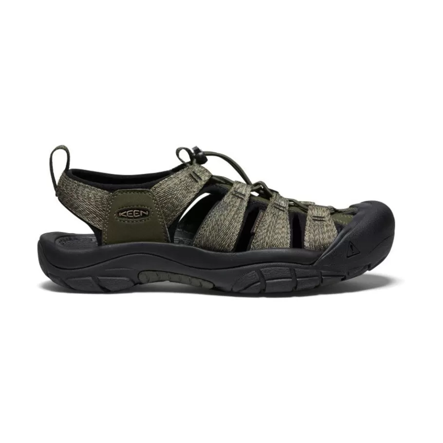 Men KEEN Sandals-Men'S Newport H2 | Forest Night/Black