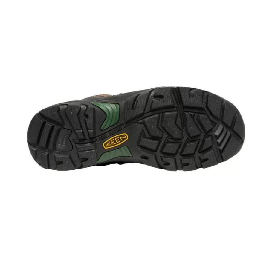 Men KEEN Work Boots & Shoes-Men'S Pittsburgh Energy 6" Waterproof Boot (Carbon Fiber Toe) | Cascade Brown/Greener Pastures