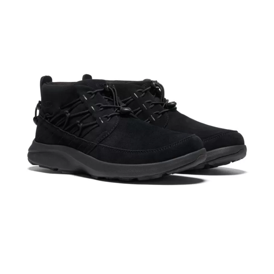 Men KEEN Boots-Men'S Uneek Chukka | Black/Black