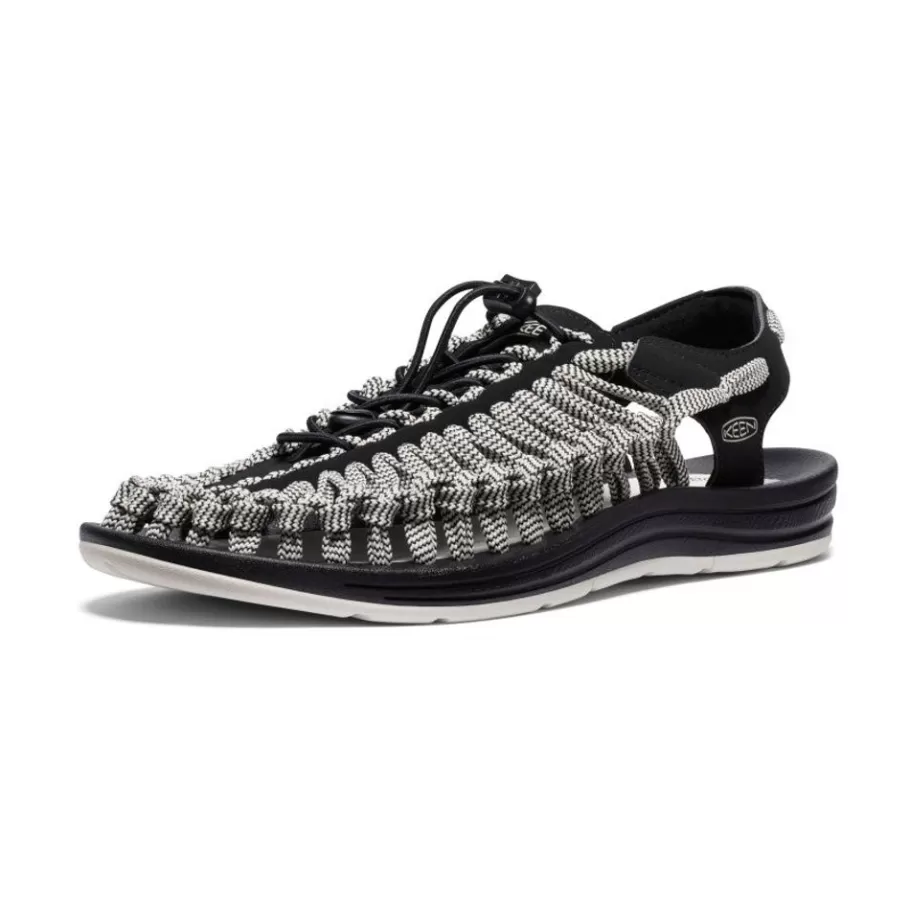 Men KEEN Sandals-Men'S Uneek Flat Cord Sneaker X Rfw | Black/Birch