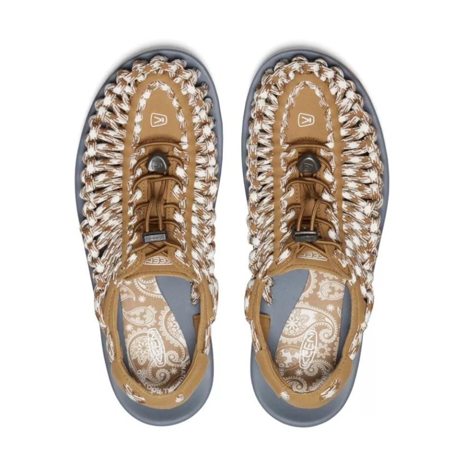 Men KEEN Sandals-Men'S Uneek Flat Cord Sneaker X Thc | Reno Paisley