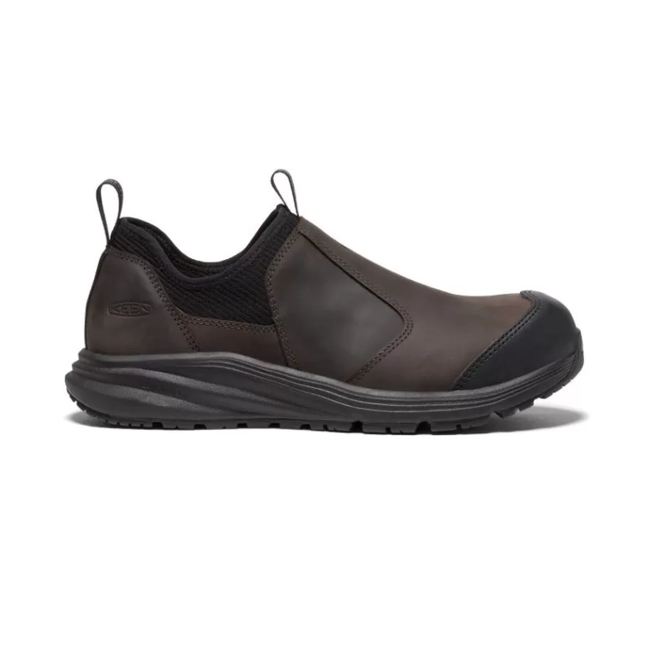 Men KEEN Work Boots & Shoes-Men'S Vista Energy+ Shift Esd (Carbon Fiber Toe) | Coffee Bean/Black