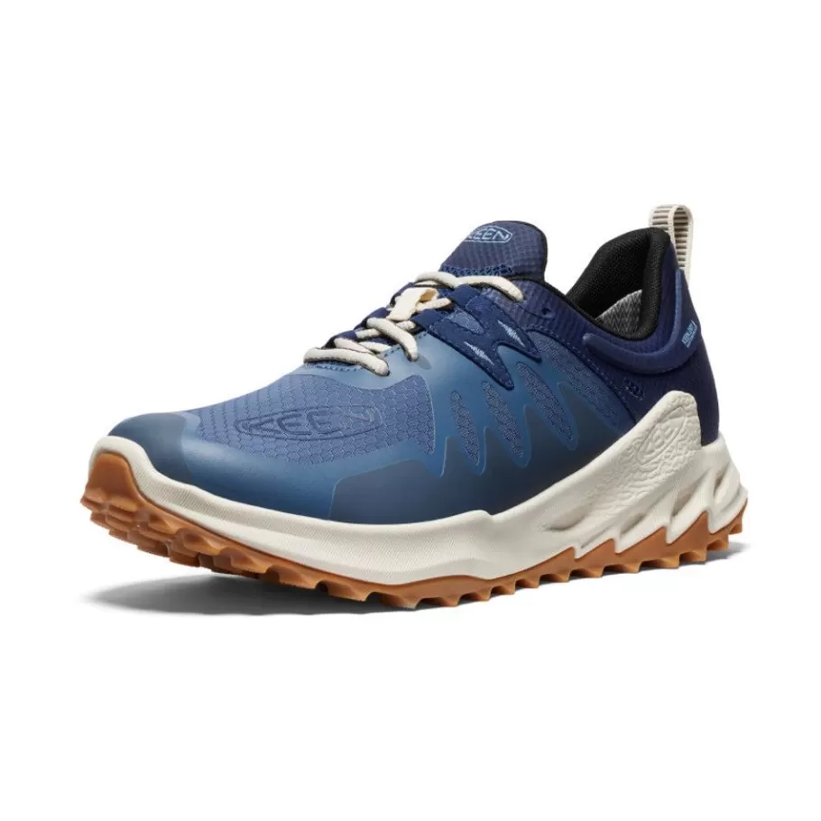 Men KEEN Shoes-Men'S Zionic Waterproof Hiking Shoe | Vintage Indigo/Faded Denim