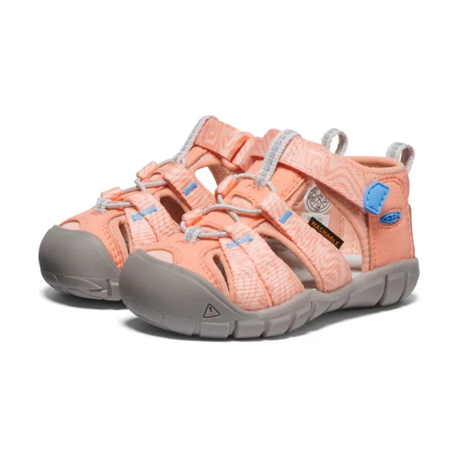Kids KEEN Sandals-Toddlers' Seacamp Ii Cnx | Papaya Punch/Marina