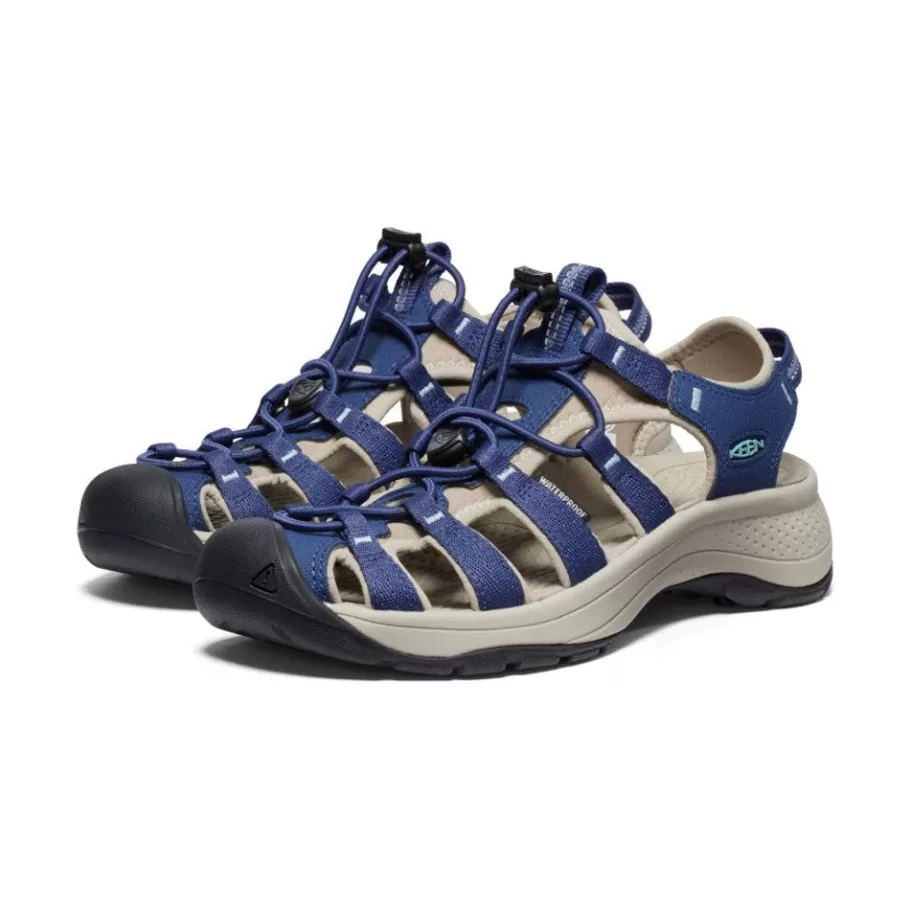 Women KEEN Sandals-Women'S Astoria West Sandal | Naval Academy/Reef Waters