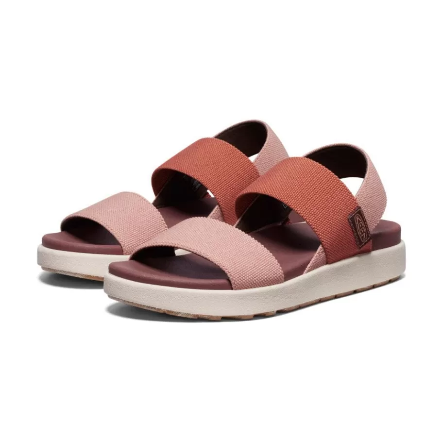 Women KEEN Sandals-Women'S Elle Backstrap Sandal | Cork/Baked Clay