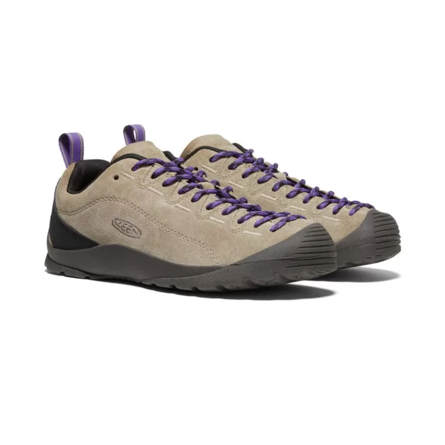 Women KEEN Shoes-Women'S Jasper Suede Sneakers | Brindle/Tillandsia Purple