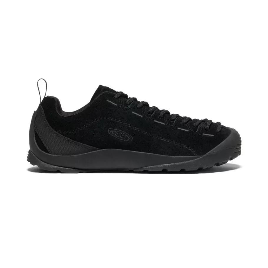 Women KEEN Shoes-Women'S Jasper Suede Sneakers | Hairy Black/Black