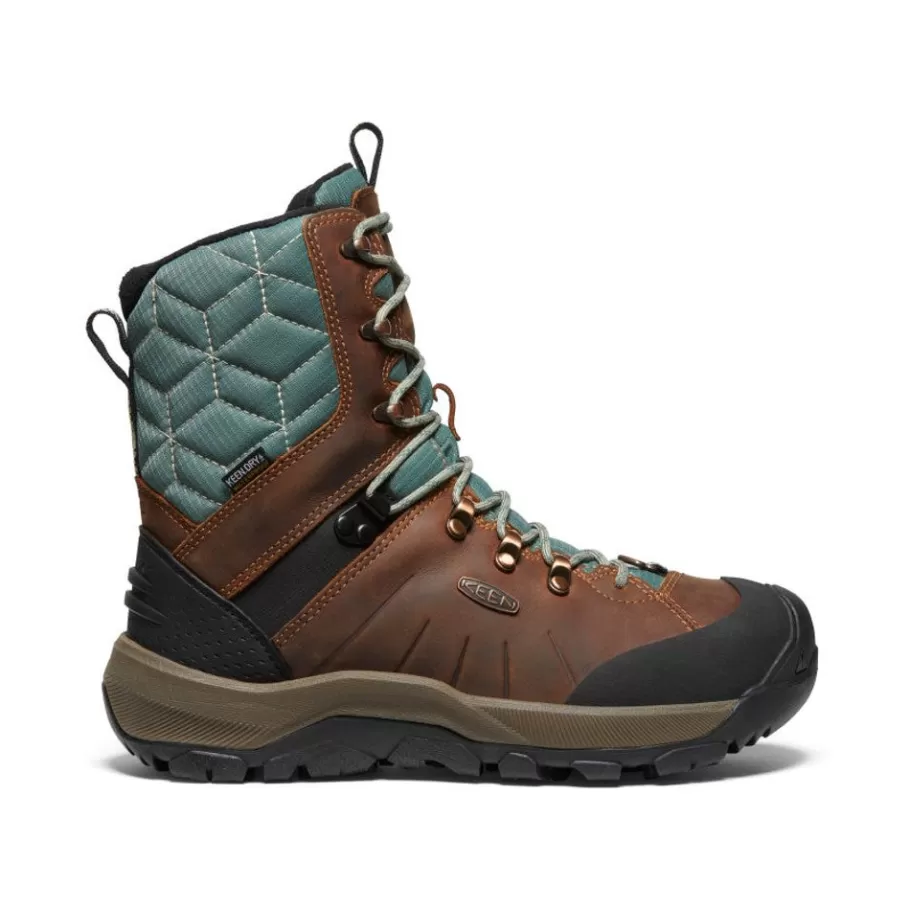 Women KEEN Boots-Women'S Revel Iv High Polar Waterproof Boot | Maple/Dark Forest
