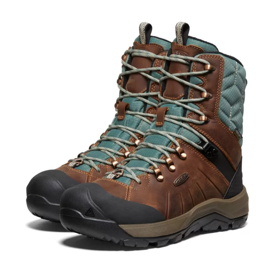 Women KEEN Boots-Women'S Revel Iv High Polar Waterproof Boot | Maple/Dark Forest