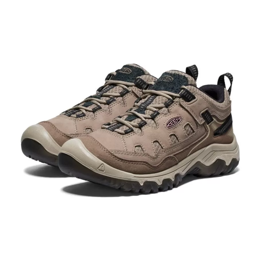 Women KEEN Shoes-Women'S Targhee Iv Vented Hiking Shoe | Brindle/Nostalgia Rose