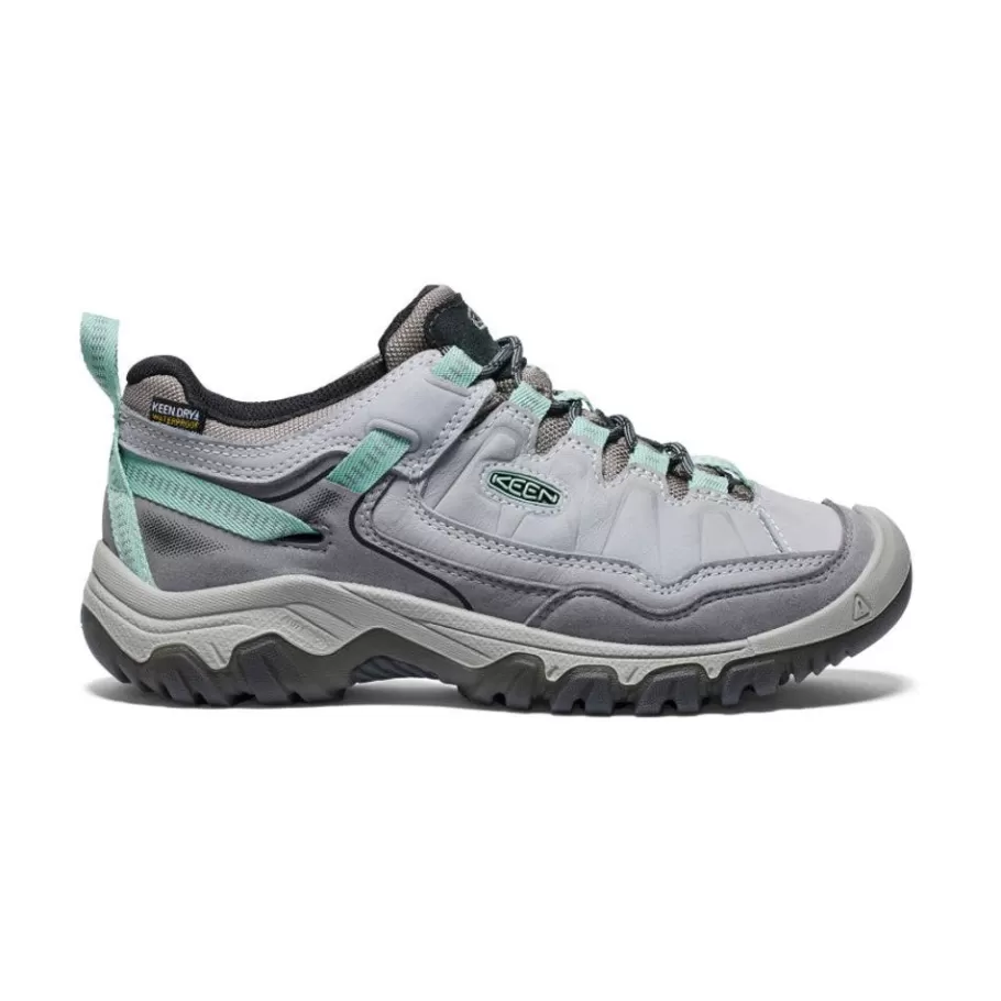 Women KEEN Shoes-Women'S Targhee Iv Waterproof Hiking Shoe | Alloy/Granite Green