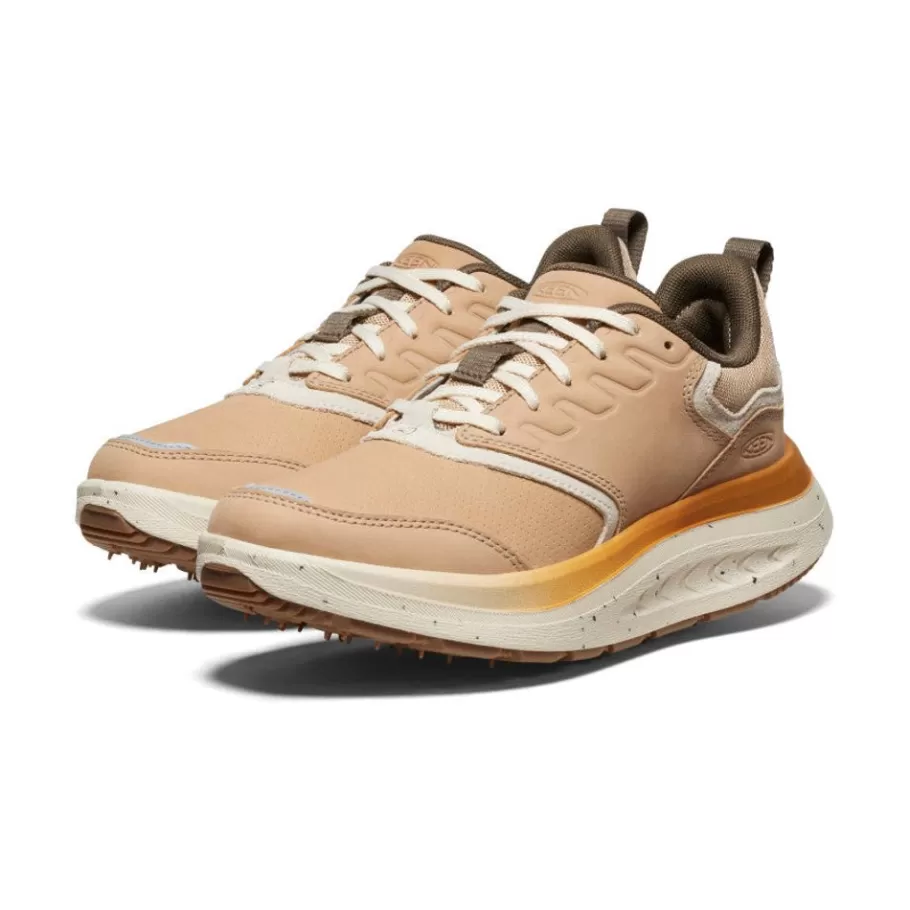 Women KEEN Shoes-Women'S Wk400 Leather Walking Shoe | Safari/Birch