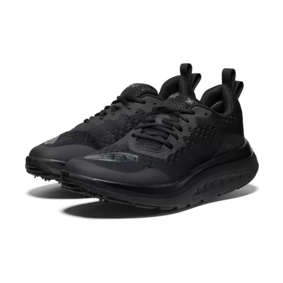 Women KEEN Shoes-Women'S Wk400 Walking Shoe | Triple Black