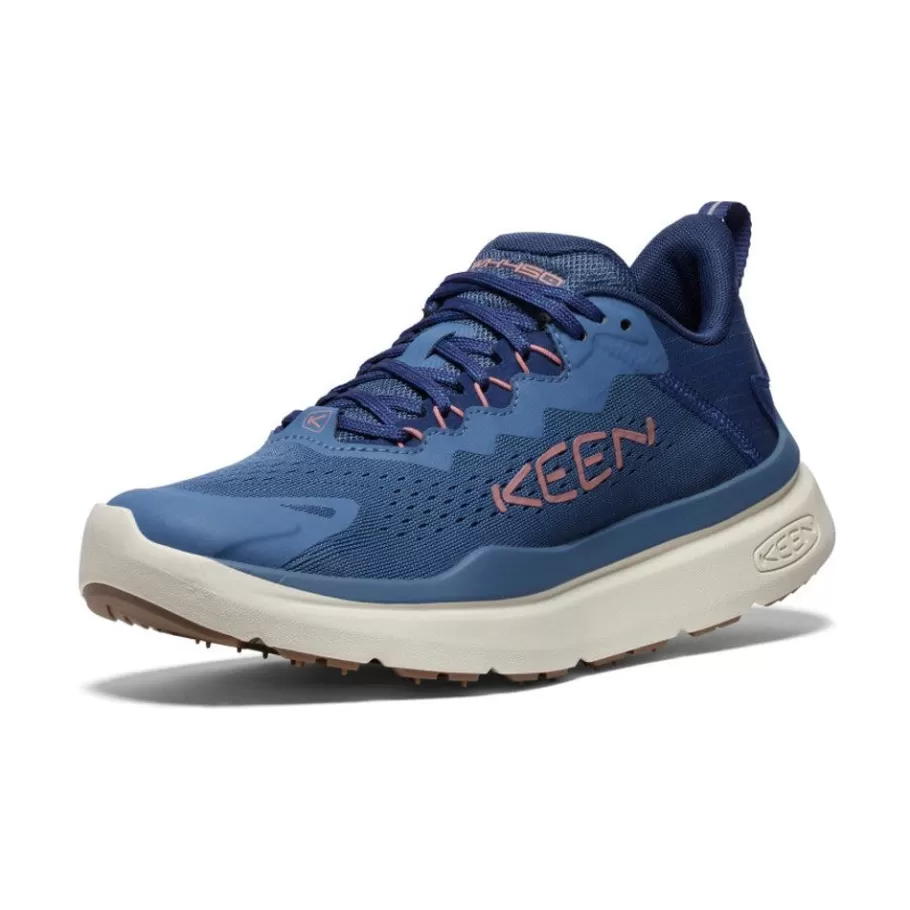 Women KEEN Shoes-Women'S Wk450 Walking Shoe | Vintage Indigo/Nostalgia Rose
