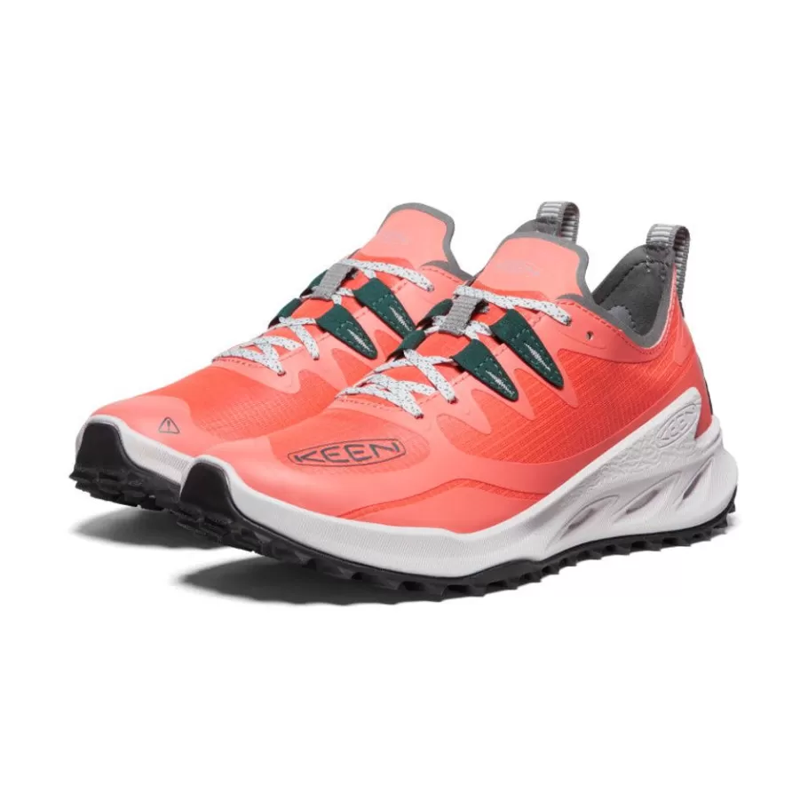 Women KEEN Shoes-Women'S Zionic Speed Hiking Shoe | Ember Glow/Sea Moss