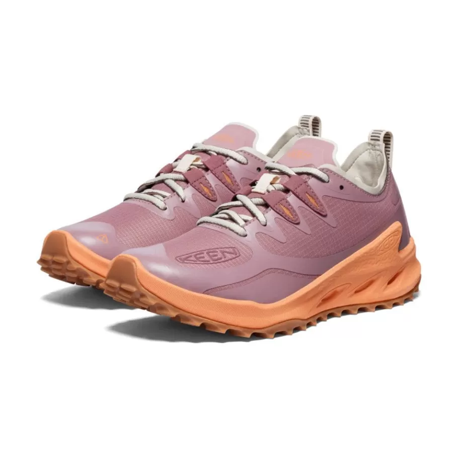 Women KEEN Shoes-Women'S Zionic Speed Hiking Shoe | Nostalgia Rose/Tangerine