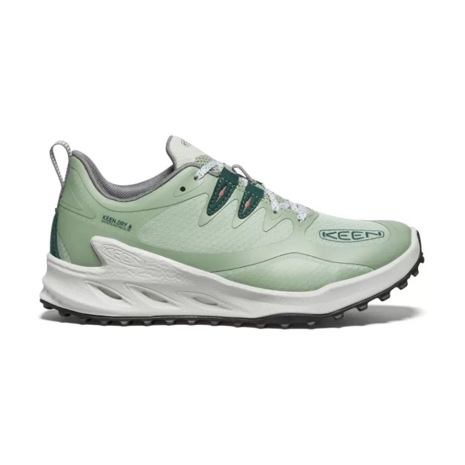 Women KEEN Shoes-Women'S Zionic Waterproof Hiking Shoe | Desert Sage/Ember Glow