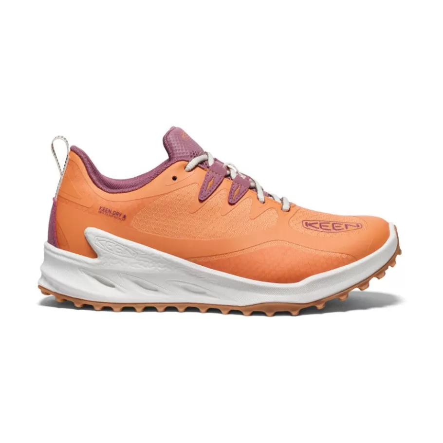 Women KEEN Shoes-Women'S Zionic Waterproof Hiking Shoe | Tangerine/Star White